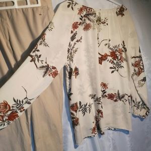 Cleo summer long sleeved top size med